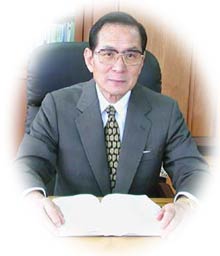 The president of Chiba university